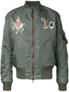 Gold / Toyo Enterprise Wind Protex Bomber Jacket - Green