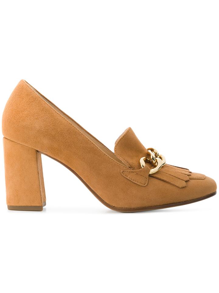 Hogl Chain-embellished Pumps - Brown