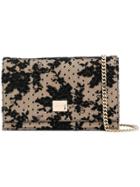 Jimmy Choo Lizzie Lace Clutch Bag - Black