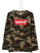 Levi's Kids Camouflage Pattern T-shirt - Green