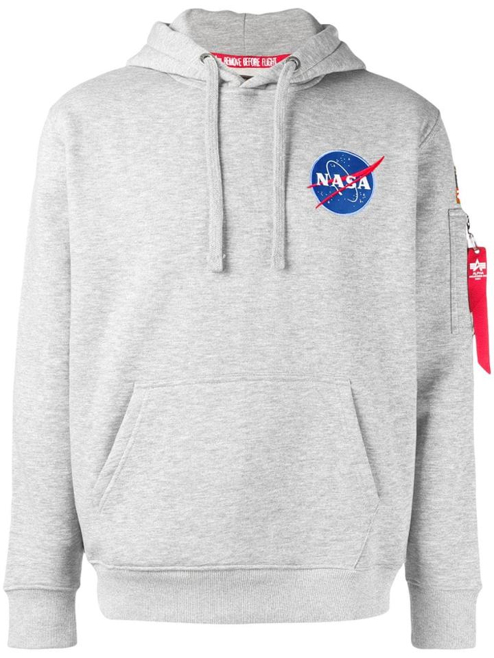 Alpha Industries Space Shuttle Hoodie - Grey