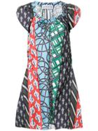 Carven Patchwork Print Dress - Multicolour