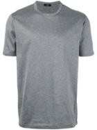 Fay Plain T-shirt, Men's, Size: Xl, Grey, Cotton