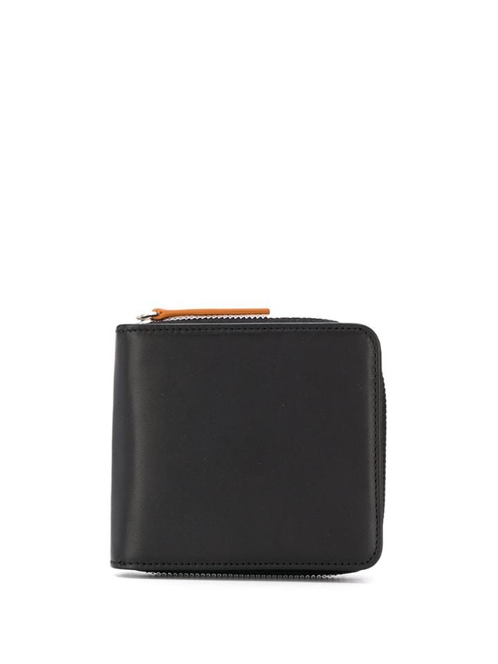 Mm6 Maison Margiela Compact Zipped Wallet - Black