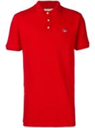 Maison Kitsuné Tricolour Fox Polo Shirt - Red