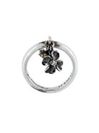 Ugo Cacciatori Hanging Clover Pendant Ring - Metallic