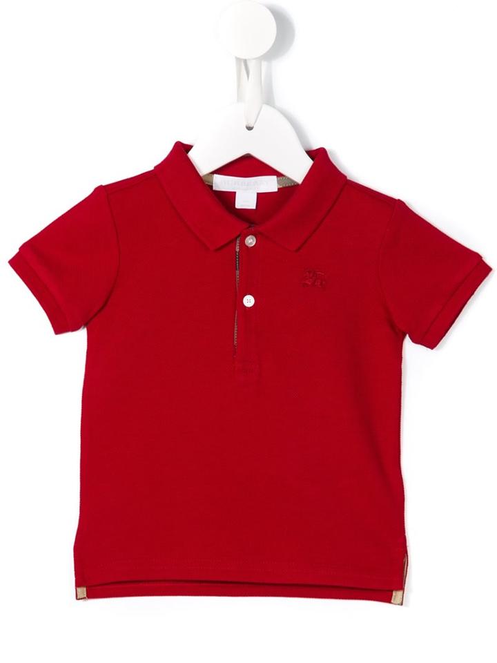 Burberry Kids Classic Polo Shirt, Toddler Boy's, Size: 24 Mth, Red