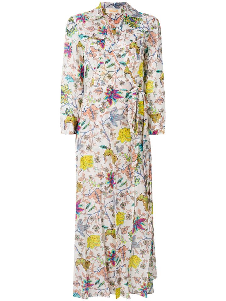 Dvf Diane Von Furstenberg Maxi Wrap Dress - Multicolour