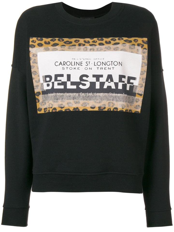 Belstaff Patched Logo Sweatshirt - Black
