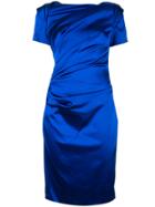 Talbot Runhof Monument Dress - Blue