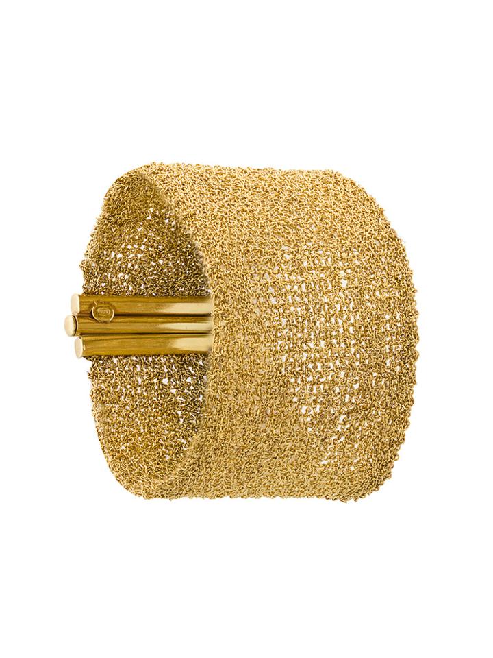 Christian Koban Woven Cuff - Metallic