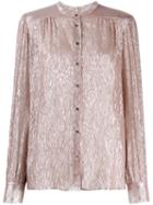 Indress Long Sleeve Blouse - Neutrals