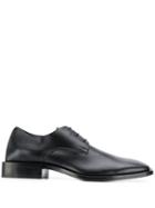 Balenciaga Square Toe Derby Shoes - Black
