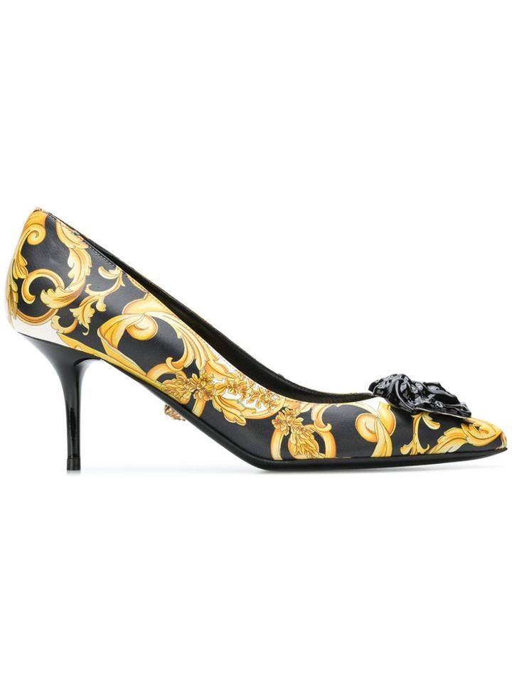 Versace Barocco Print Pumps - Multicolour