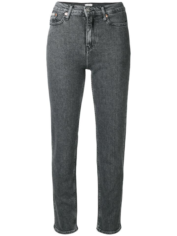 Calvin Klein Jeans - Straight-leg Jeans - Women - Cotton/spandex/elastane - 30, Grey, Cotton/spandex/elastane