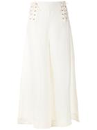 Isolda Linen Culottes - White