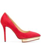 Charlotte Olympia Debbie Pumps - Red