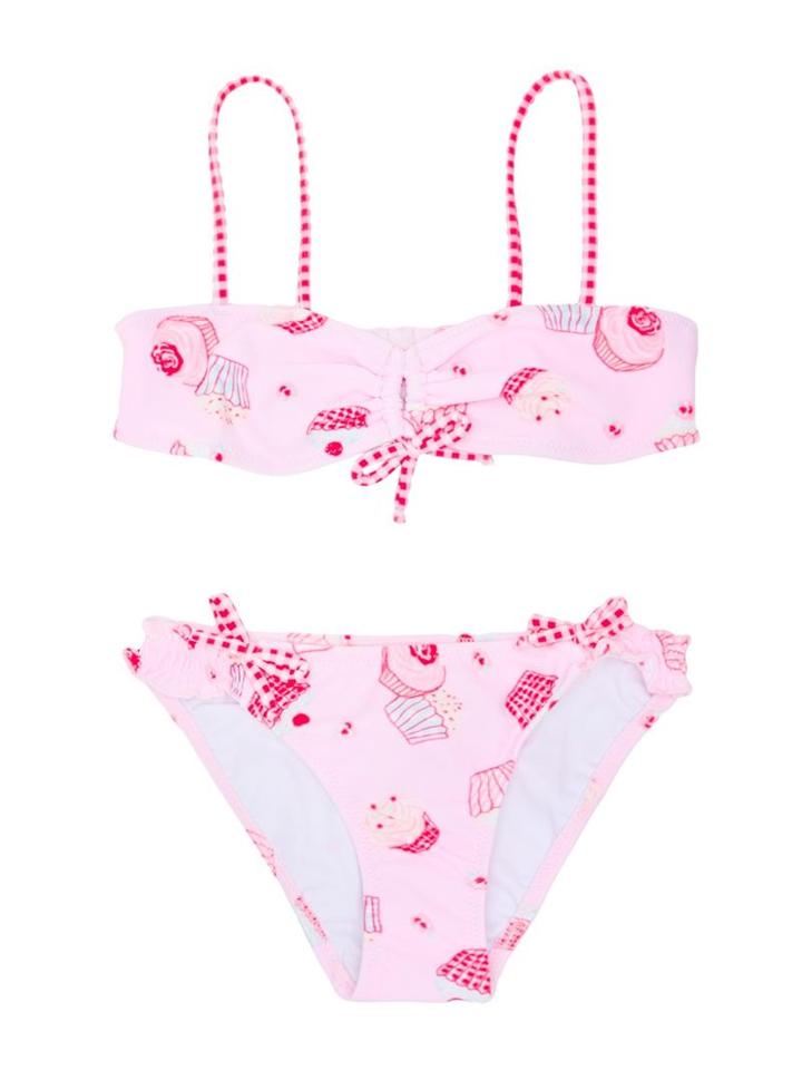 Sunuva 'mini Cupcake' Bikini, Toddler Girl's, Size: 5 Yrs, Pink/purple