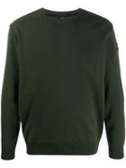 Paul & Shark Panelled Knit Sweater - Green