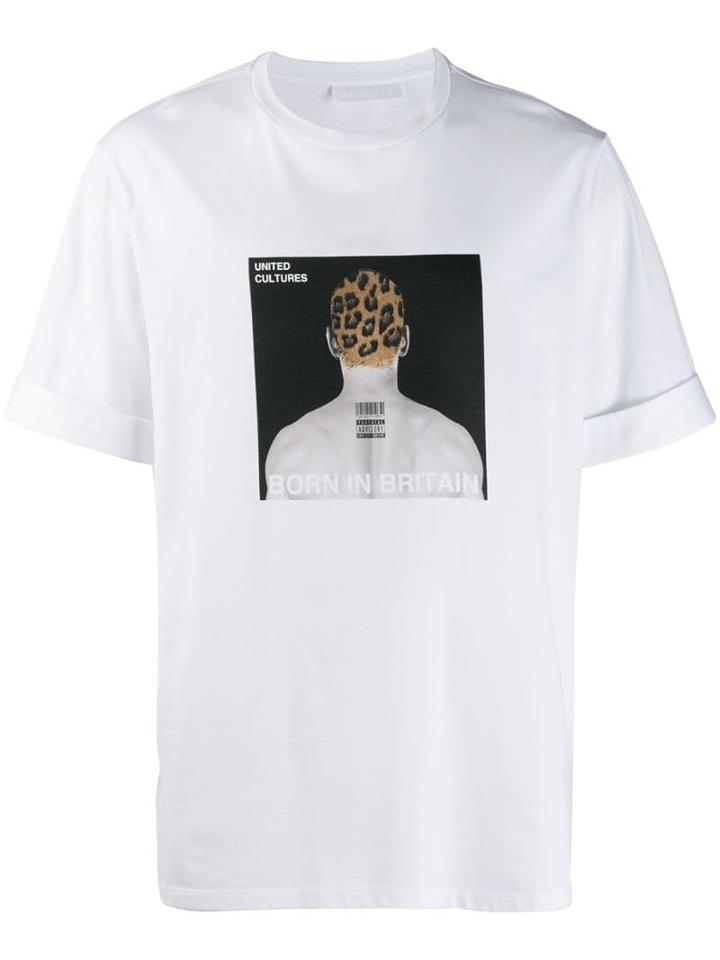 Neil Barrett Born In Britain T-shirt - White