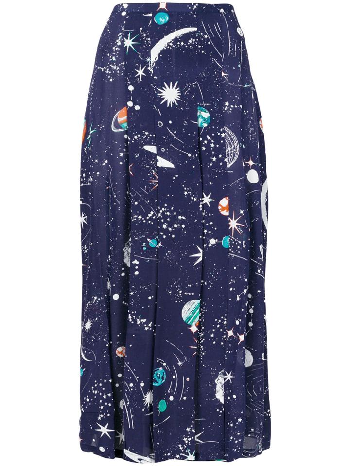 Rixo Georgia Cosmic Skirt - Blue