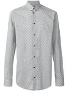 Dolce & Gabbana Patterned Shirt, Men's, Size: 43, Black, Cotton