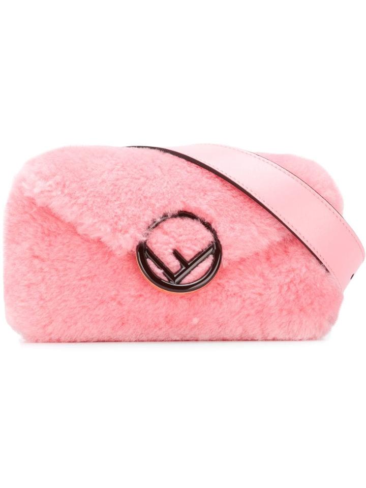 Fendi Logo Belt Bag - Pink & Purple