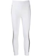 Fendi High-waisted Logo Leggings - White