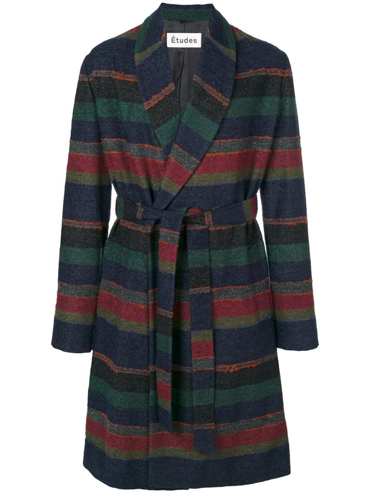Études Critic Primal Striped Coat - Multicolour