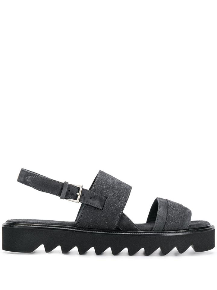 Peserico Double Strap Sandals - Grey