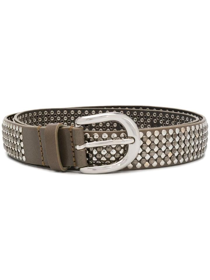 Isabel Marant Layered Stud Belt - Neutrals