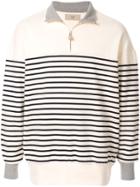 Loveless Striped Pullover - White