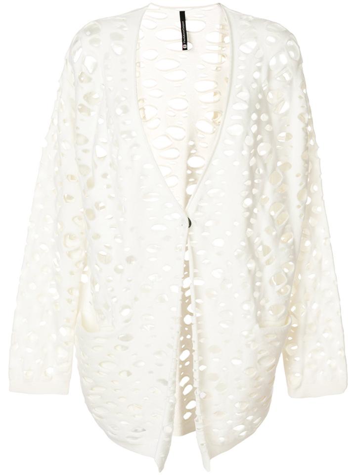 Pierantoniogaspari Mesh Cardigan - White