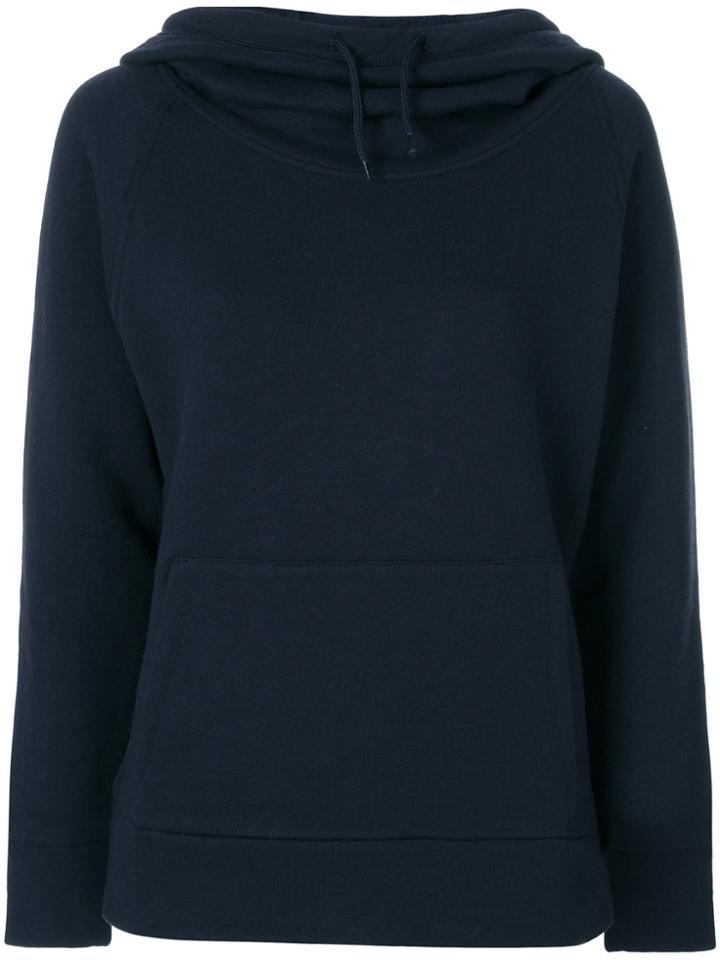 Woolrich Kangaroo Pocket Hoodie - Blue