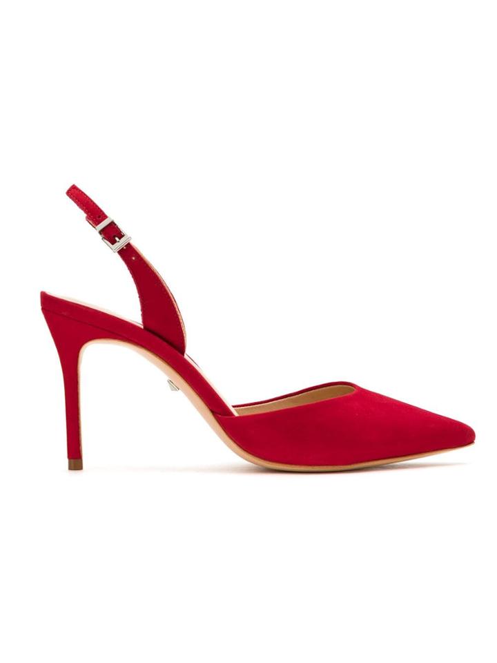 Schutz Schutz S2044800060004 Club Red Leather/fur/exotic