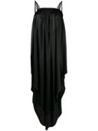 Ann Demeulemeester Asymmetric Slip Dress - Black
