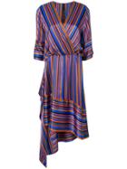 Petar Petrov Danu Striped Dress - Blue