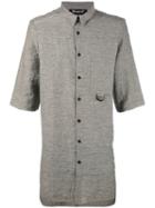Numero00 - Oversized Shirt - Men - Linen/flax/cotton/polyester - S, Grey, Linen/flax/cotton/polyester