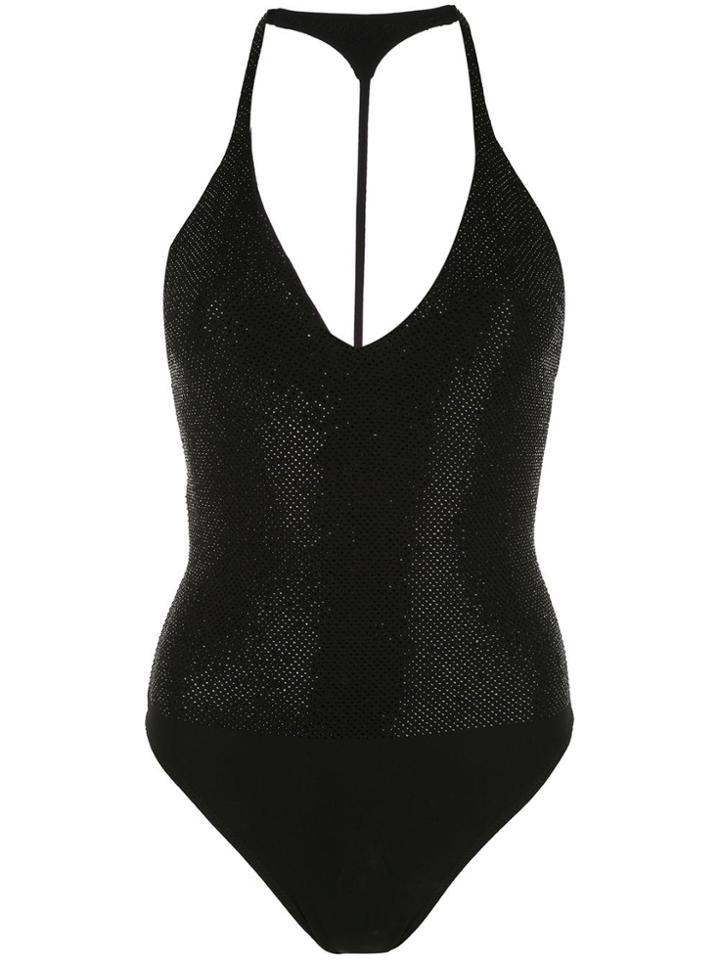 Alexandre Vauthier Studded Bodysuit - Black