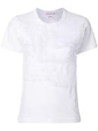 Comme Des Garçons Girl Gathered Textile T-shirt - White