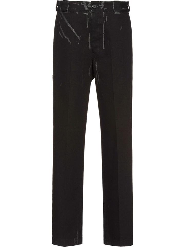Prada Loose Fit Denim Jeans - Black