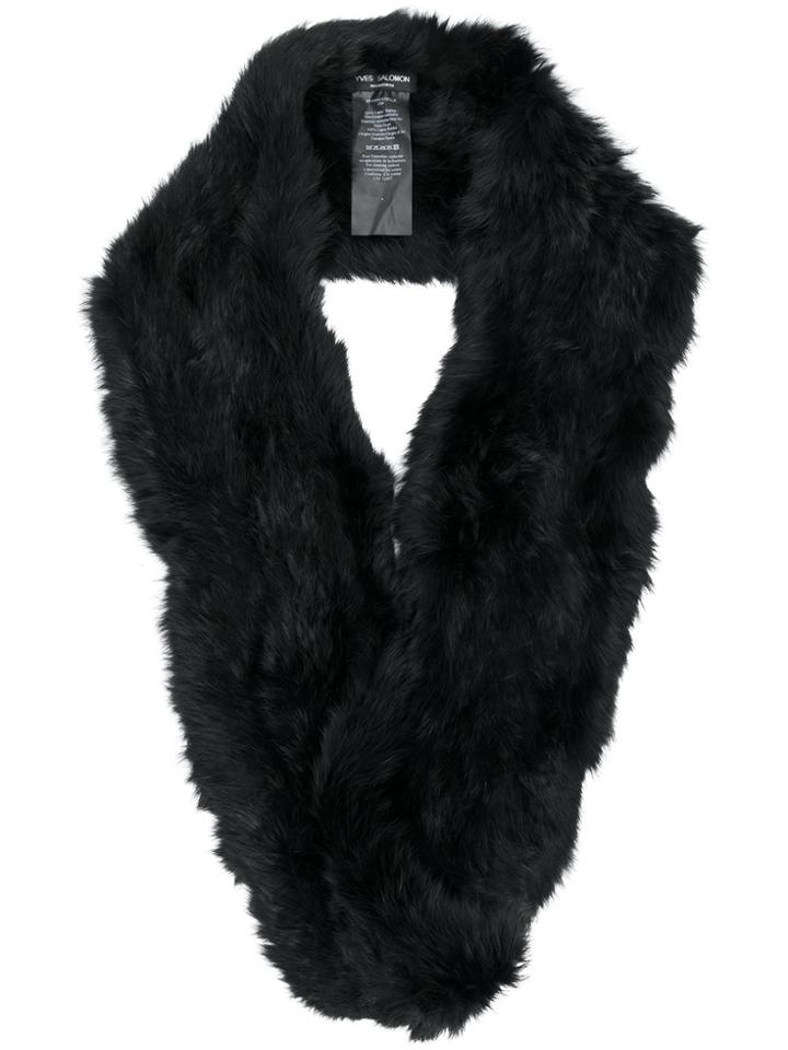 Yves Salomon Classic Stole - Black