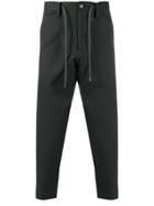 Fumito Ganryu Drawstring Tailored Trousers - Grey
