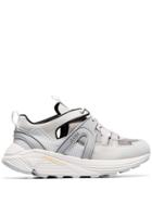 Ganni White Brooklyn 45 Chunky Caged Low-top Sneakers