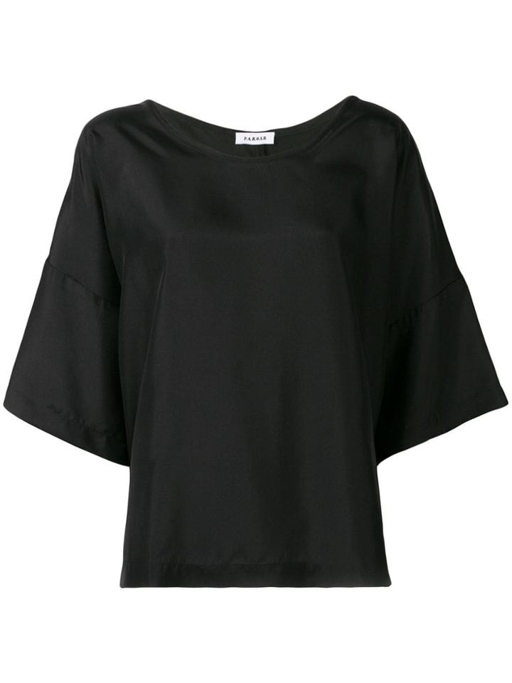 P.a.r.o.s.h. Drop Shoulder Top - Black