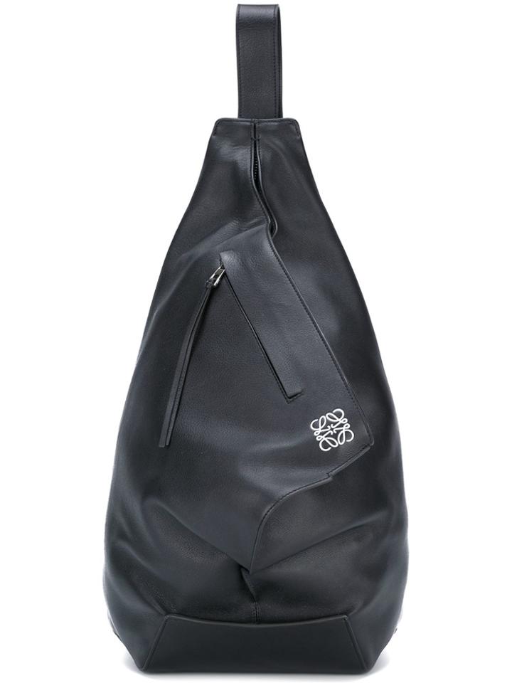 Loewe Triangular Structure Shoulder Bag - Black