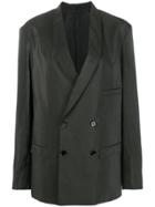 Lemaire Double Breasted Blazer - Brown