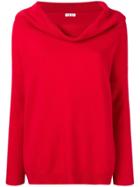 P.a.r.o.s.h. Cashmere Cowl Neck Sweater - Red