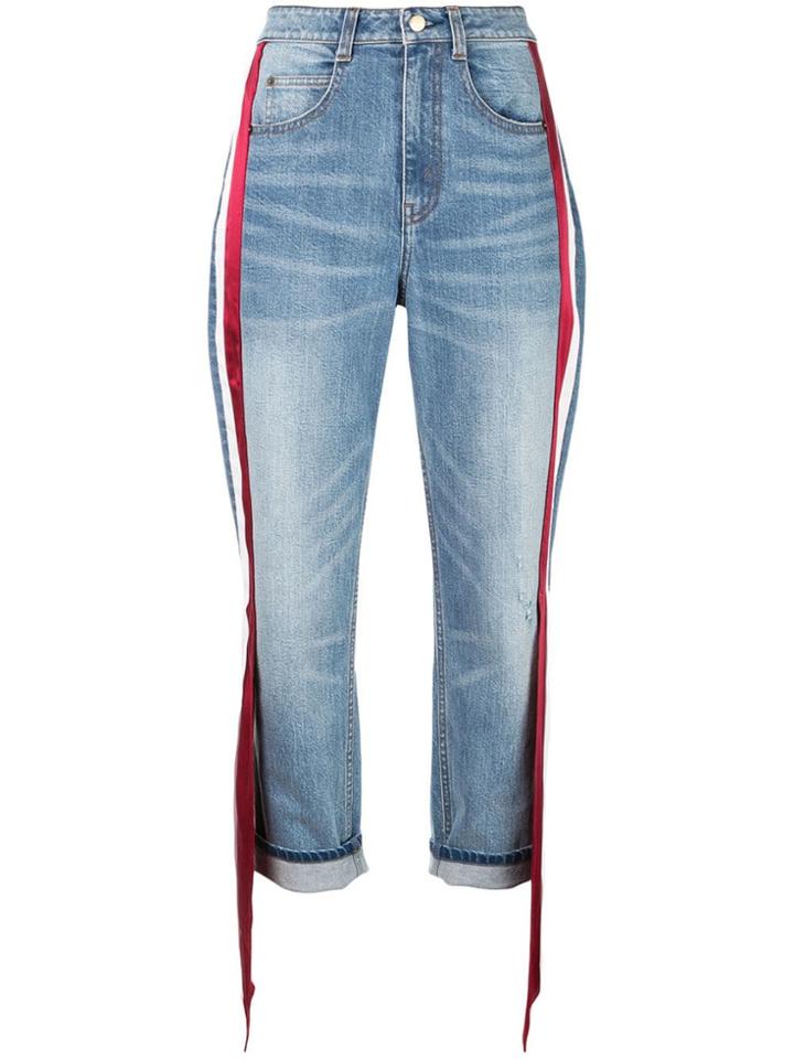 Hellessy Ribbon Side Tapered Jeans - Blue
