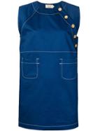 Maison Kitsuné Boxy Fit Dress - Blue